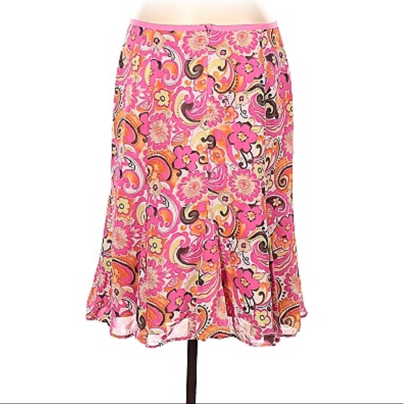 Sigrid Olsen Dresses & Skirts - SIGRID OLSON Paisley print Rayon skirt
